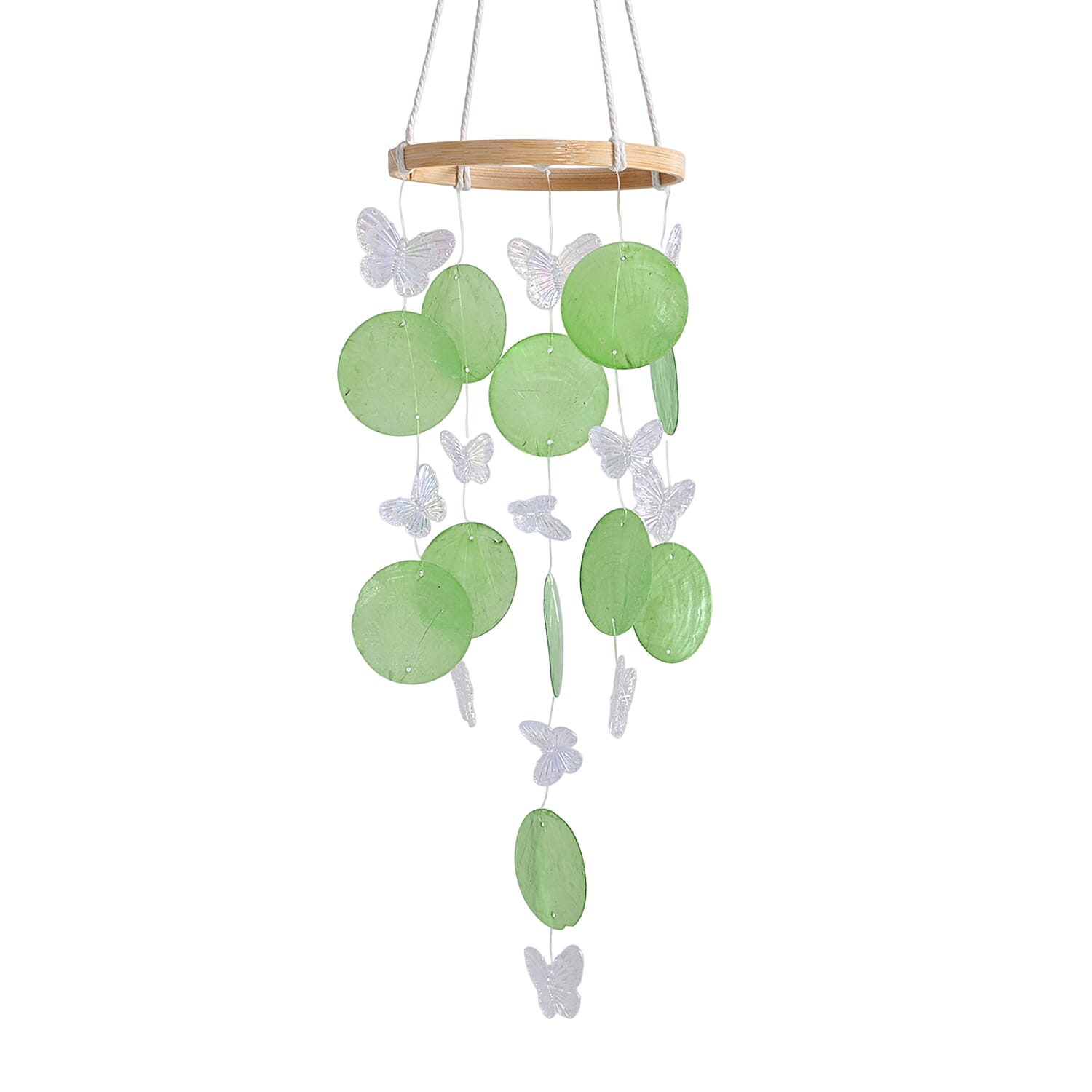 LIVMORE Hanging Wind Chime (35 cm) - Green