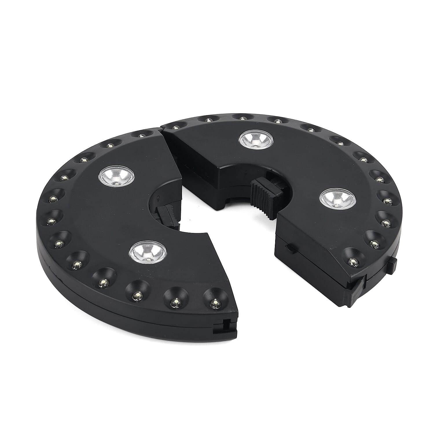 Three-Level Wireless LED Lights with 24-4 Bulb & 4AA Battery (not included) - Black & White