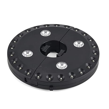 Three-Level Wireless LED Lights with 24-4 Bulb & 4AA Battery (not included) - Black & White