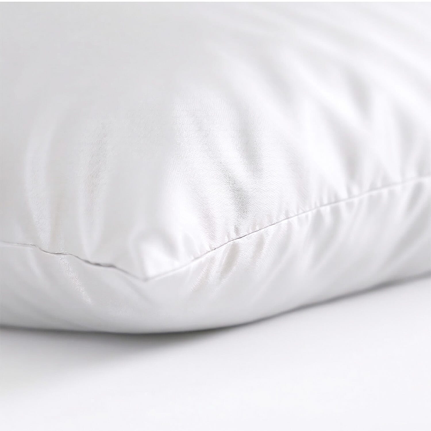 Hush Haven 100% Mulberry Silk Pillowcase with MOP Button (50x75 cm) - Ivory