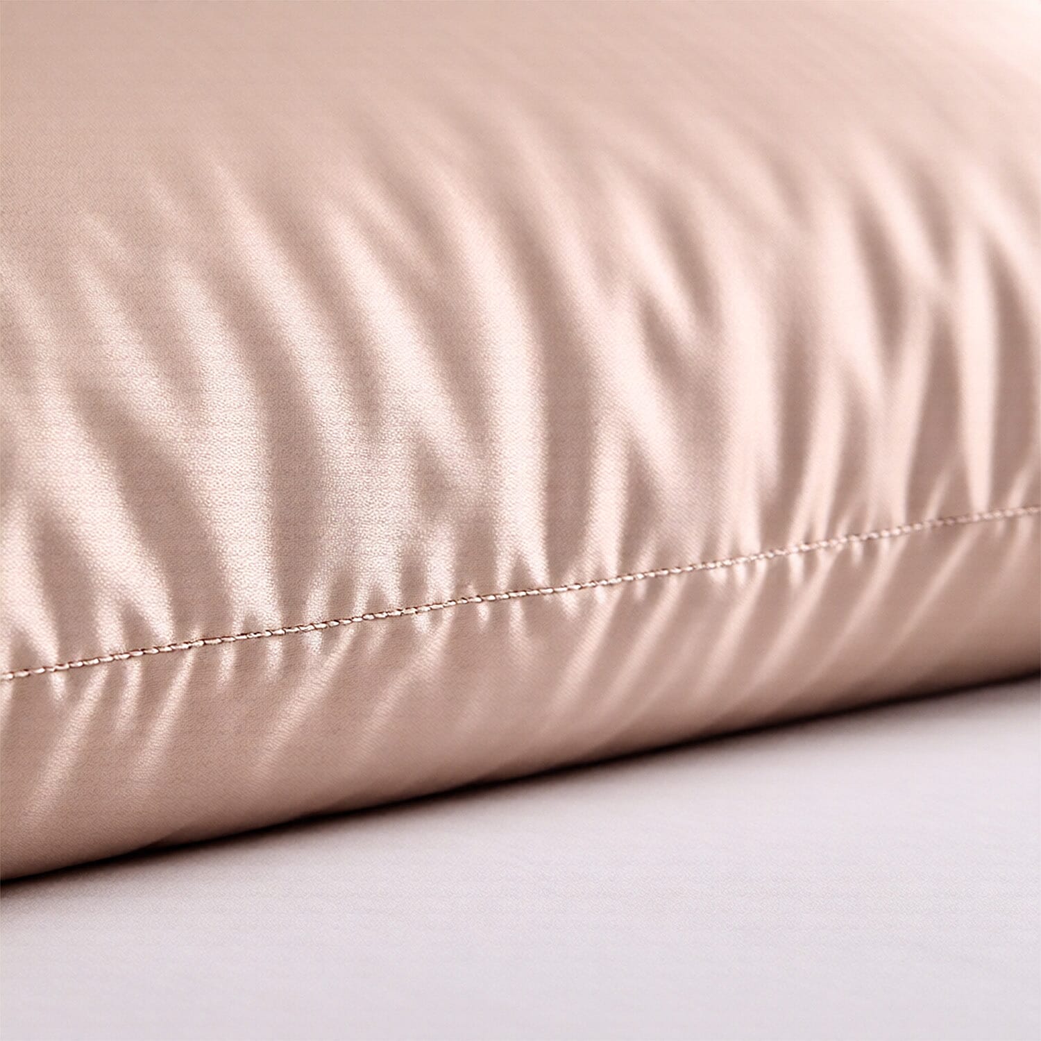 Hush Haven 100% Mulberry Silk Pillowcase with MOP Button (50x75 cm) - Beige