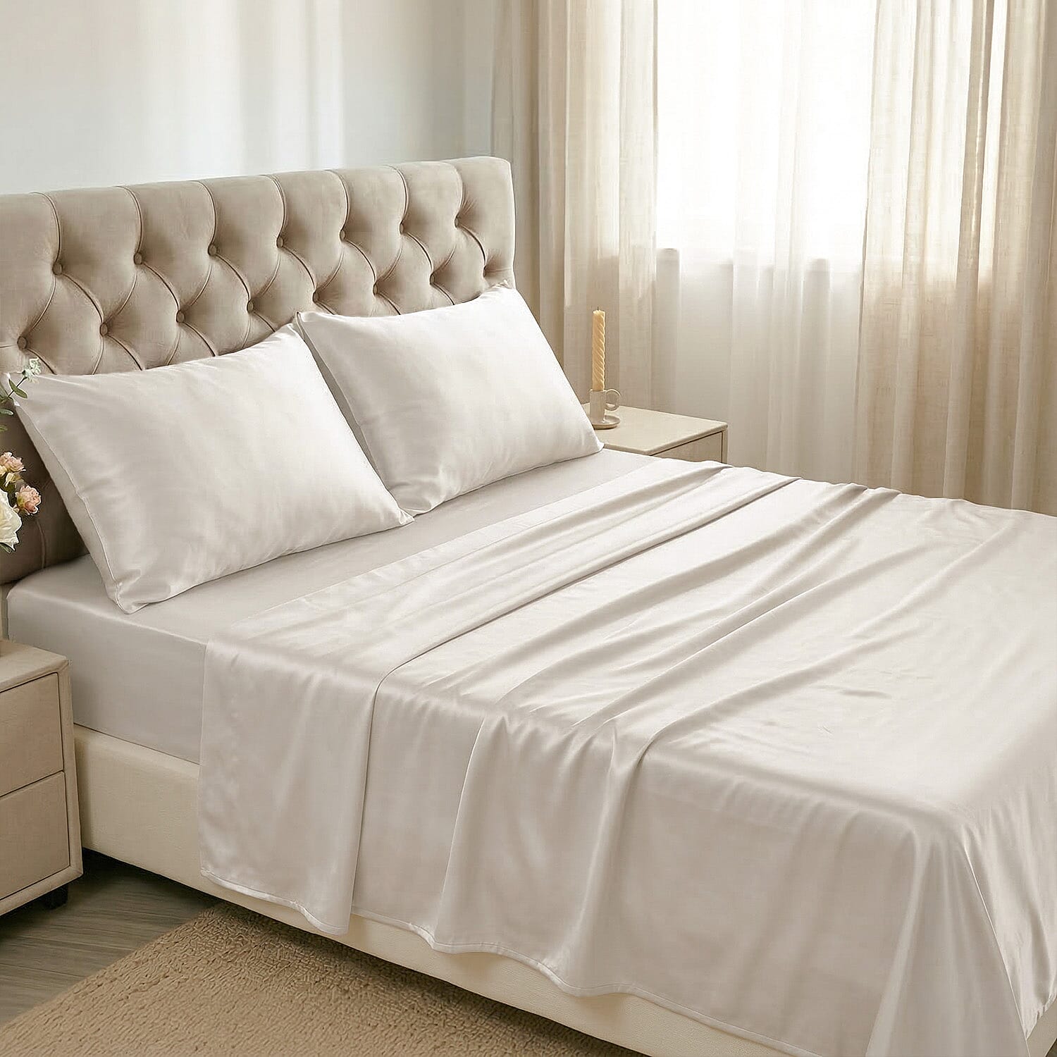 Hush Haven Mulberry Silk Patterned Duvet Cover
