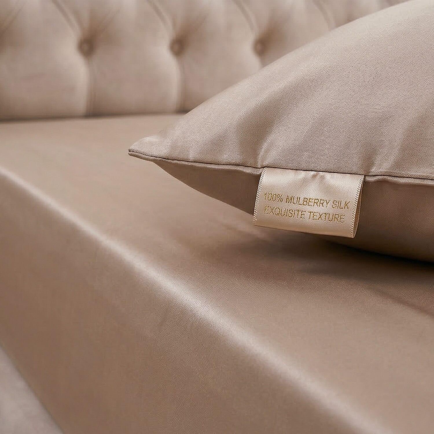 Hush Haven Mulberry Silk Patterned Sheet