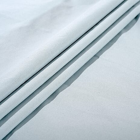 Hush Heven 6-Piece Bedding Set- Includes 2 Fitted Sheets - 4 Pillowcases (Double) - Light Blue