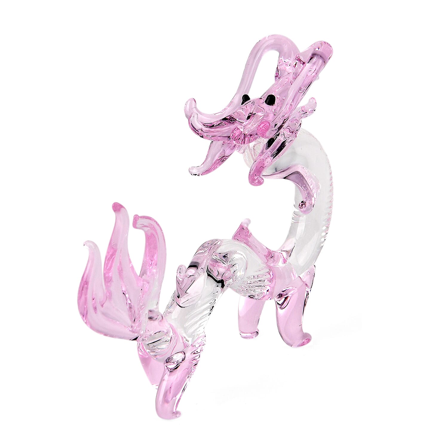 Livmore Dragon Glass Decor - Pink