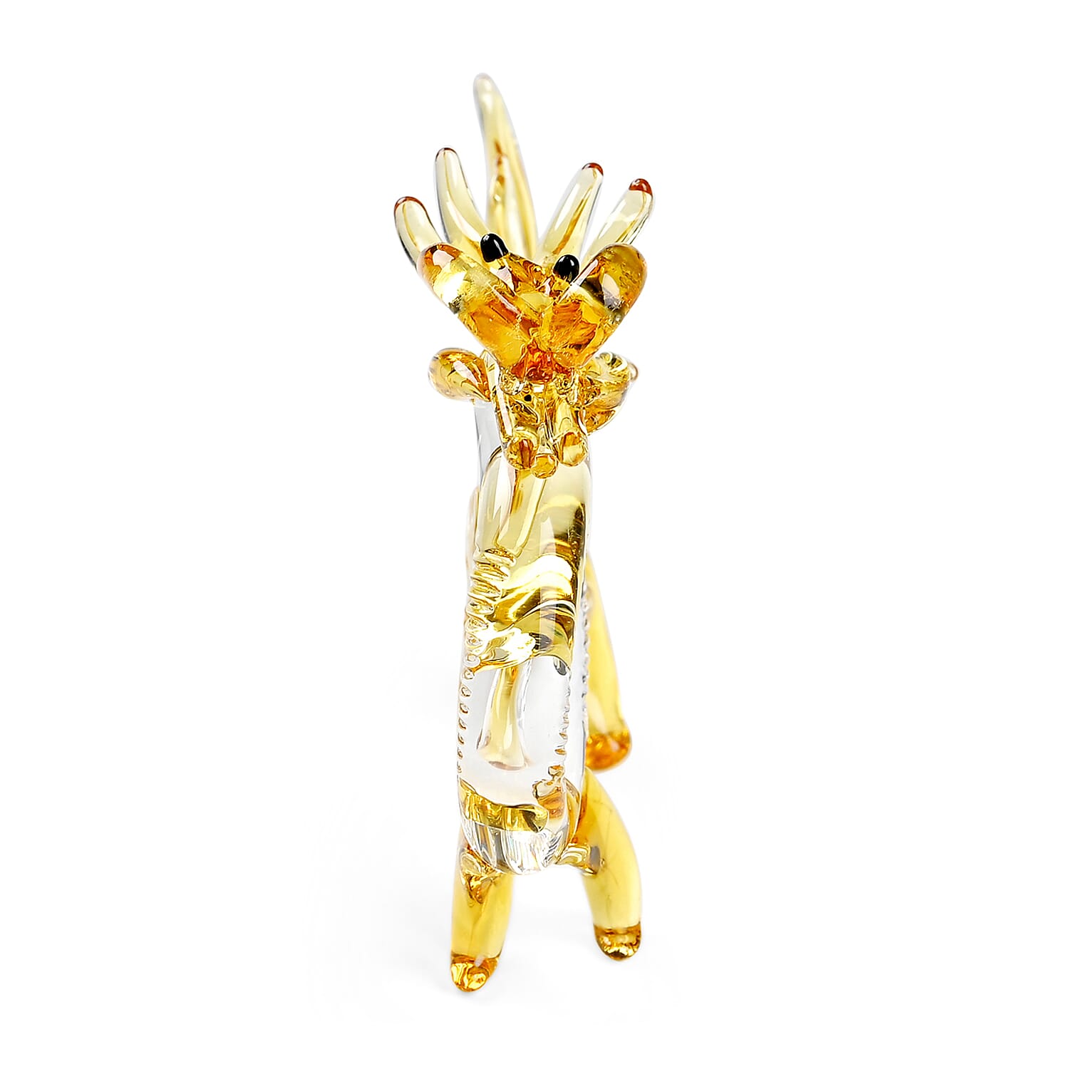 Livmore Dragon Glass Decor - Yellow