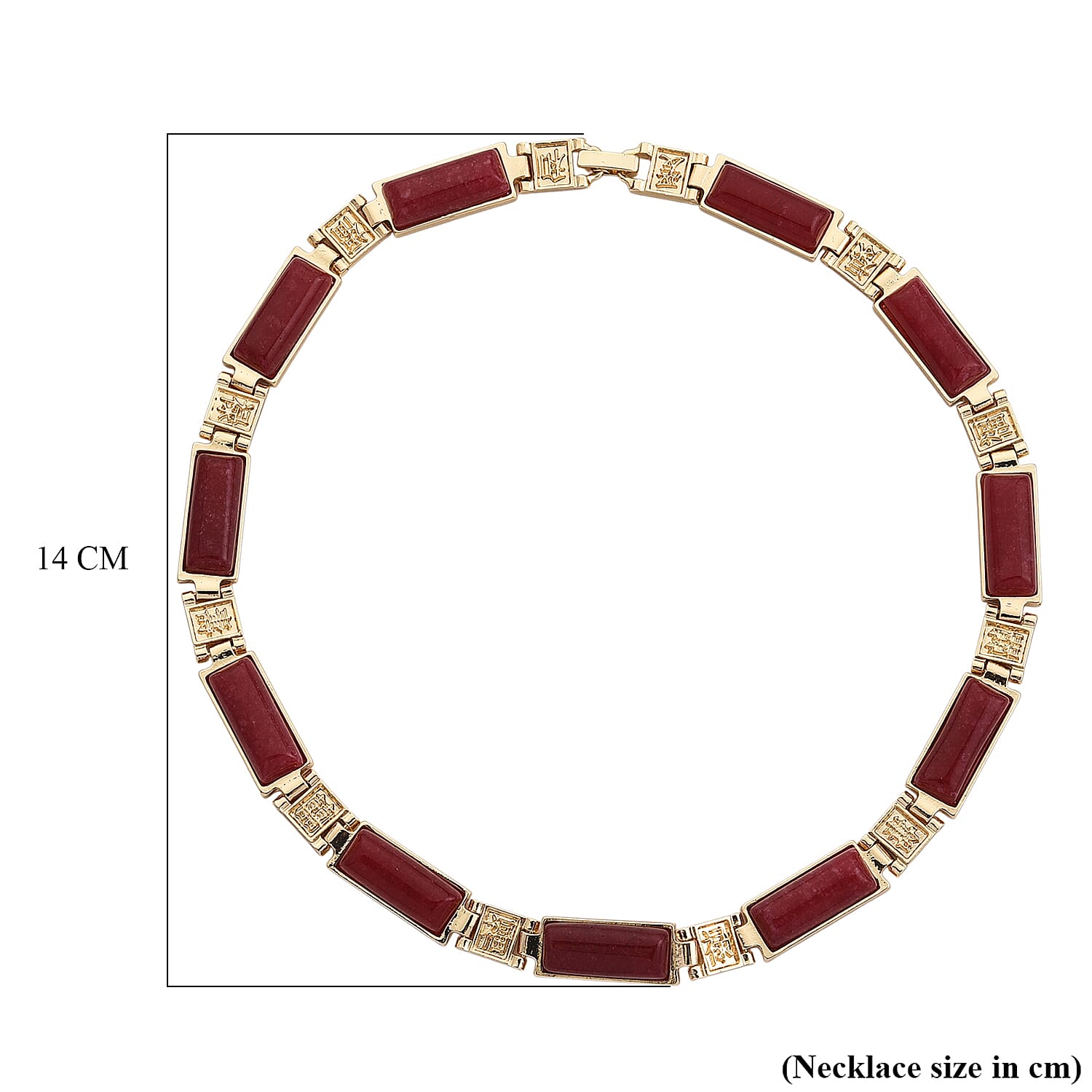 Designer Inspired - Cherry Quartz Magnetic Therapy Necklace (Size - 16)  50.000  Ct.