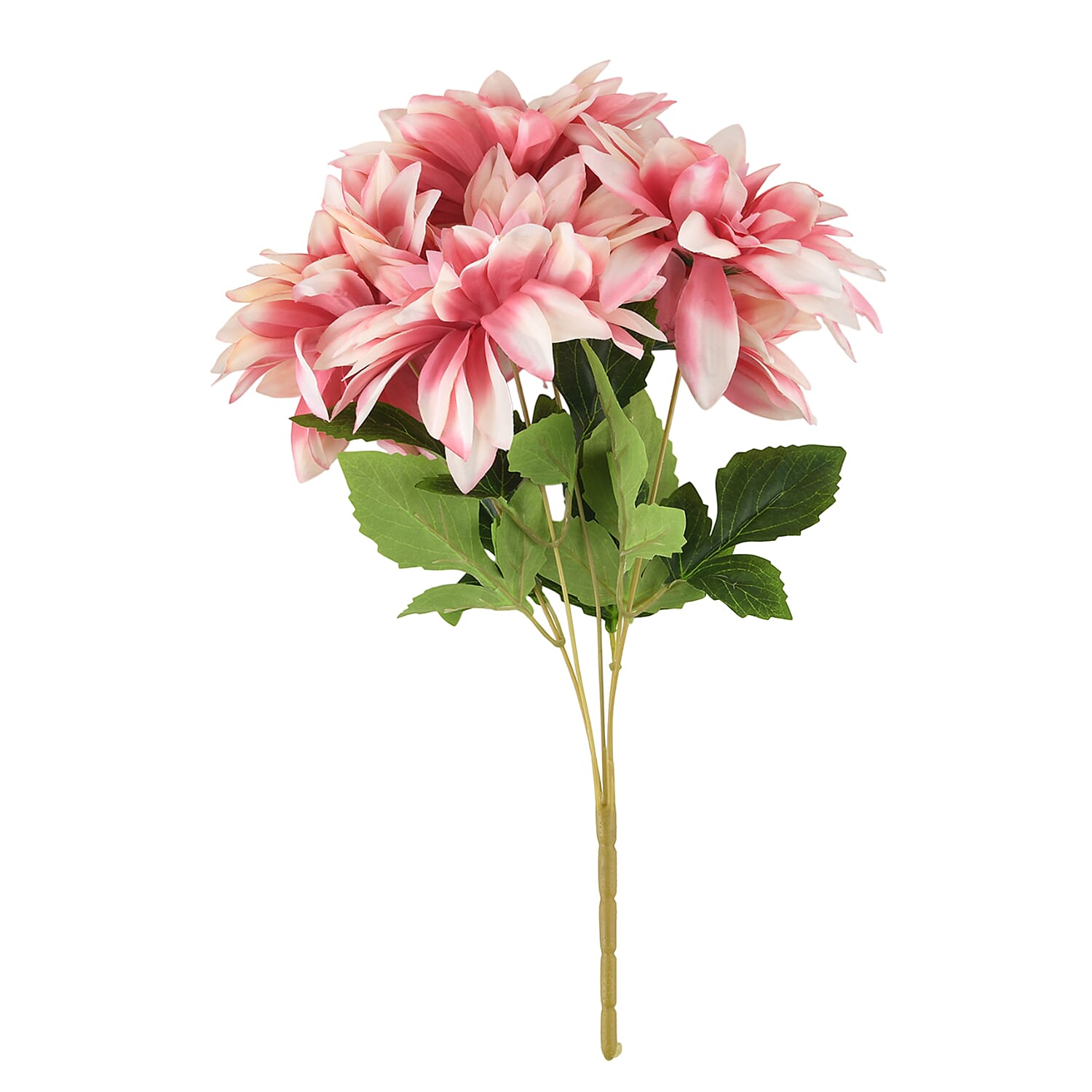 7- Head Artificial Dahlia Flower (43cm) - Pink