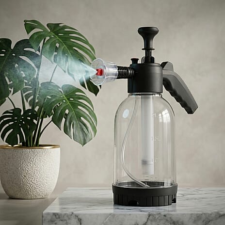Foam - Mist Nozzle Pressure Sprayer (2L) - Transparent