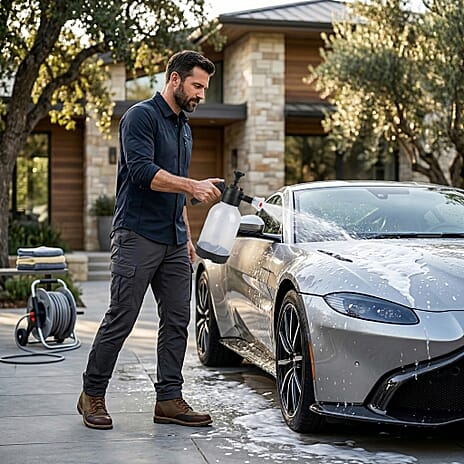 Foam - Mist Nozzle Pressure Sprayer (2L) - Transparent