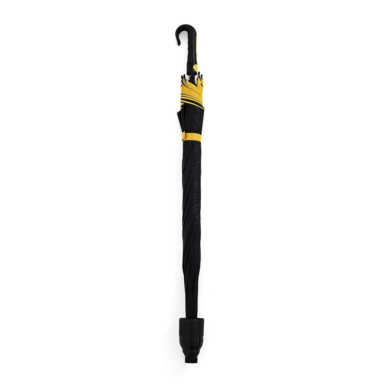 Auto-Open Stick Umbrella (97.5 cm) - Yellow - Black
