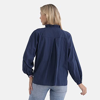 https://tjcuk.sirv.com/Products/84/1/8413694/La-Marey-Cotton-Patterned-Blouse-Size-XL-Navy-Blue-Navy-Blue_8413694_2.jpg?w=342&h=342
