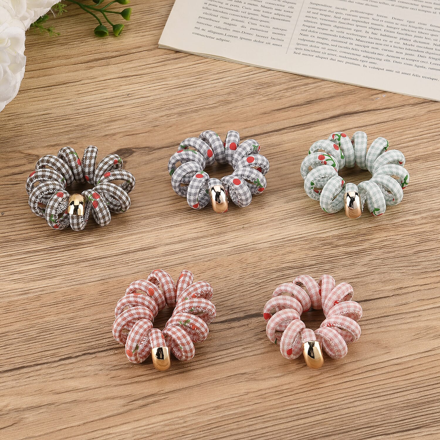 Hair Pin, Claw and Clip (Size - One Size) - Green