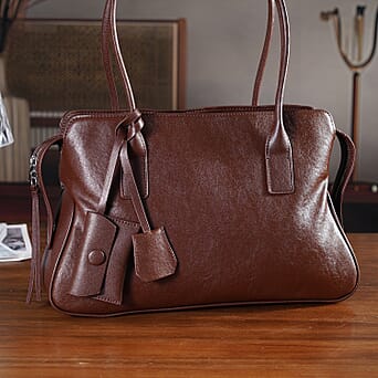 https://tjcuk.sirv.com/Products/84/1/8413778/Leather-Patterned-Tote-Bag-Size-38x10x24-cm-Chocolate_8413778_1.jpg?w=342&h=342