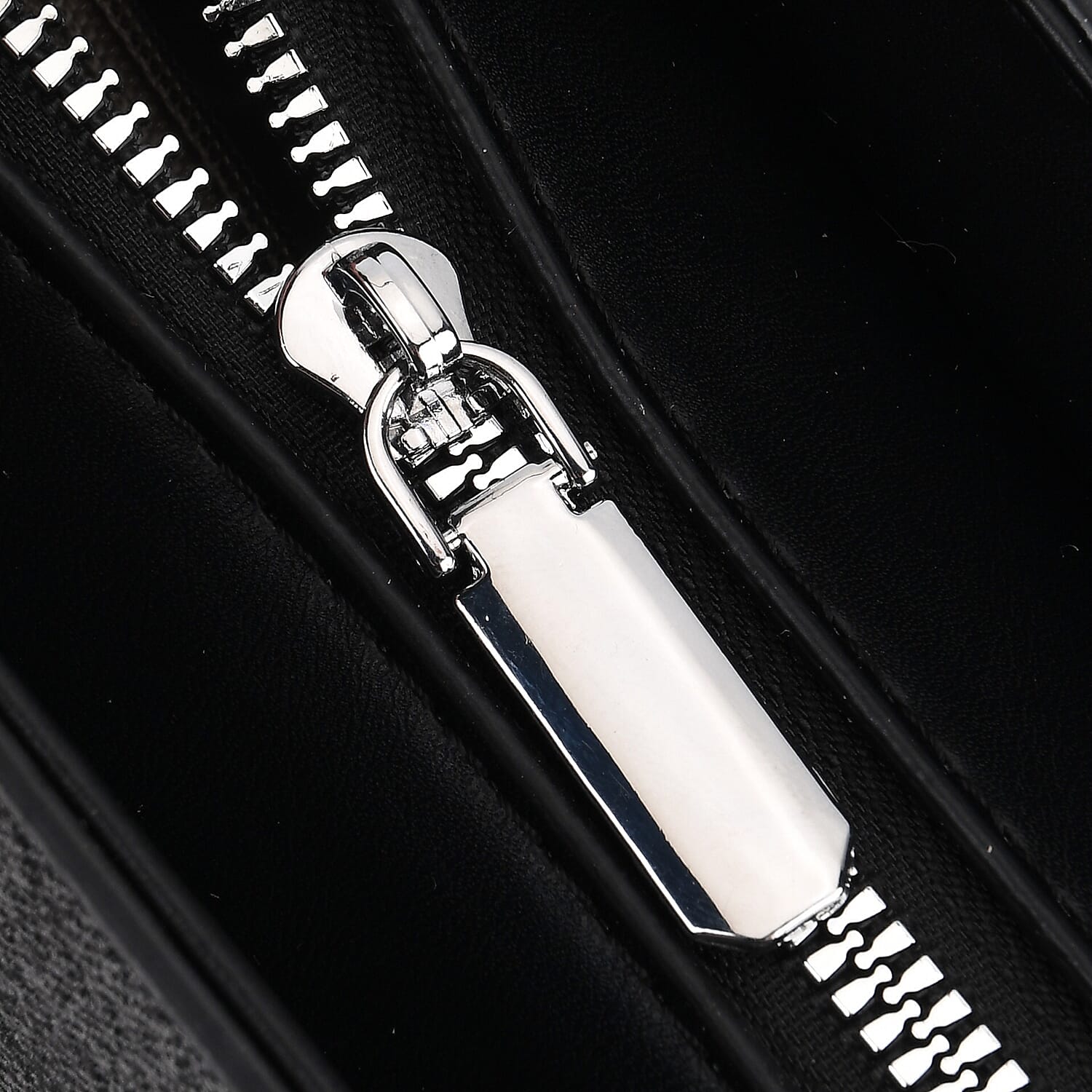 Structured Top-Handle Satchel Handbag - Black