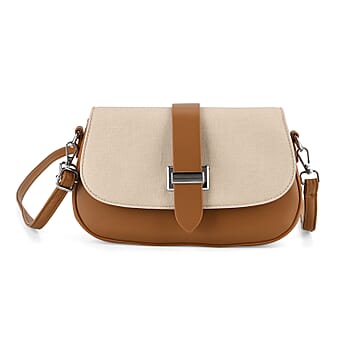 https://tjcuk.sirv.com/Products/84/1/8413850/Two-Tone-Saddle-Bag-With-Crossbody-Strap-Brown-White_8413850.jpg?w=342&h=342