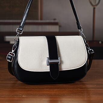 https://tjcuk.sirv.com/Products/84/1/8413851/Two-Tone-Saddle-Bag-With-Crossbody-Strap-Black-White_8413851_1.jpg?w=342&h=342