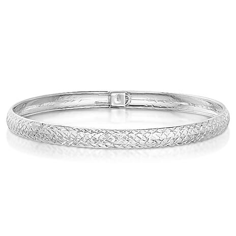 Sterling Silver Bangle (Size -8)