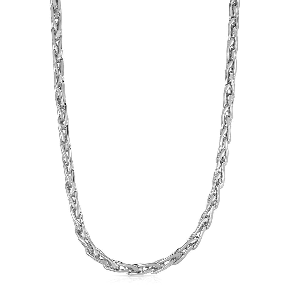 Sterling Silver Necklace (Size - 20), Silver Wt. 21.5 Gms