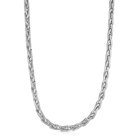Sterling Silver Necklace (Size - 20), Silver Wt. 21.5 Gms