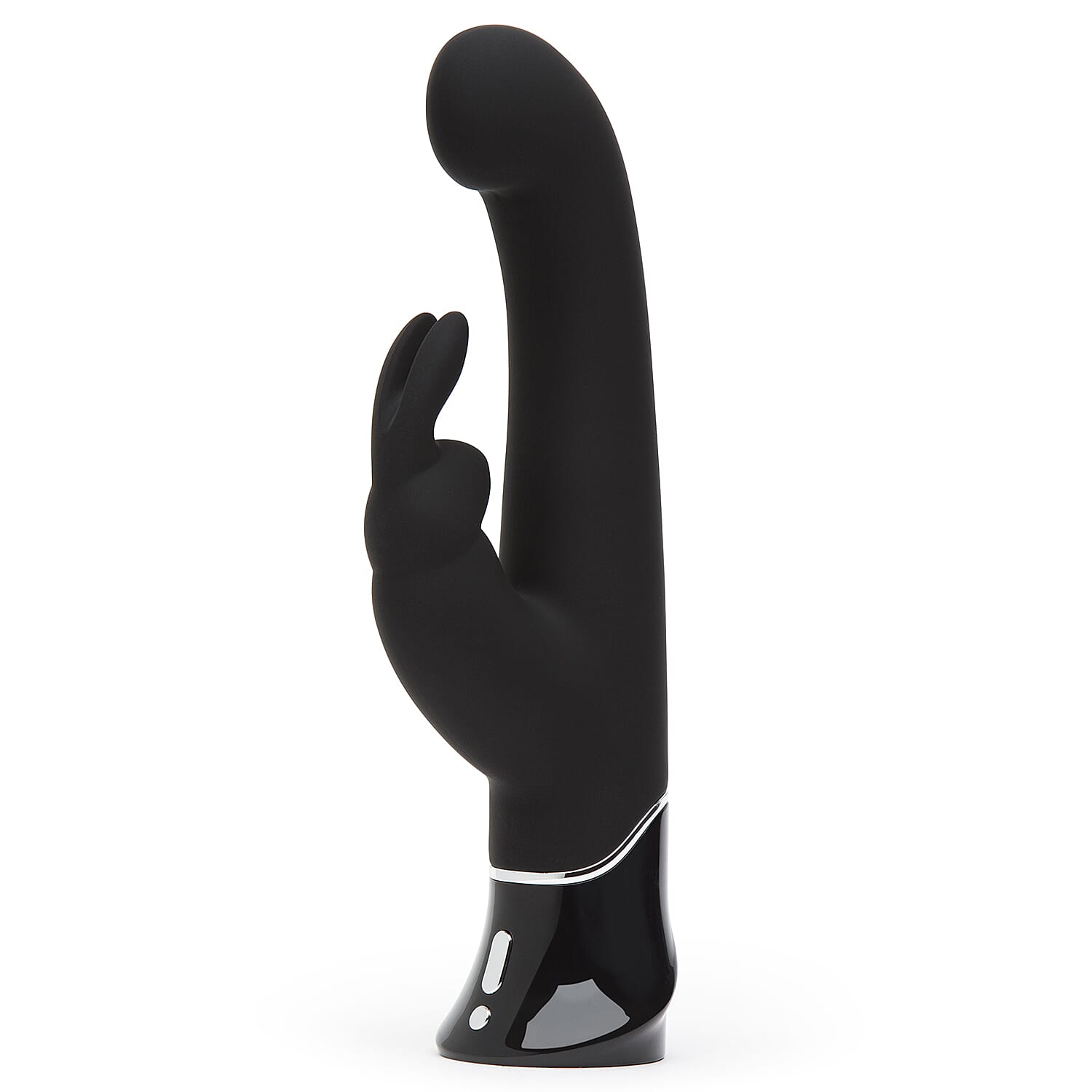 Lovehoney Fifty Shades of Grey Greedy Girl Rechargeable G-Spot Rabbit Vibrator - Black