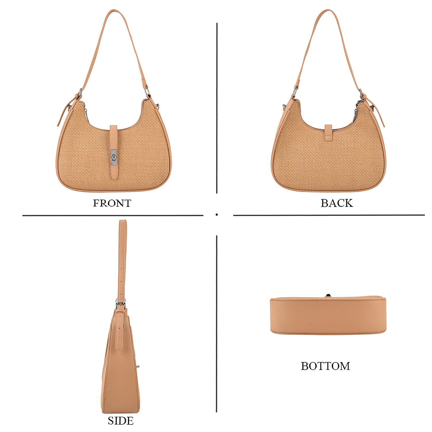 Crossbody Bag (Size - One Size) - Khaki