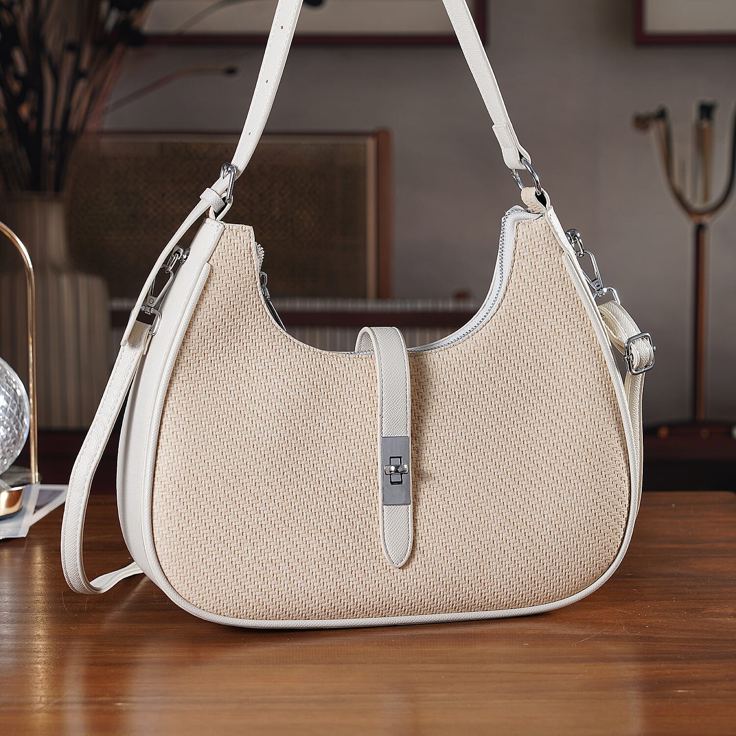 Crossbody Bag (Size - One Size) - Beige