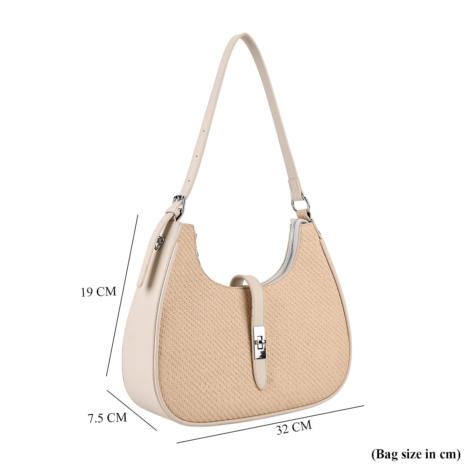 Crossbody Bag (Size - One Size) - Beige
