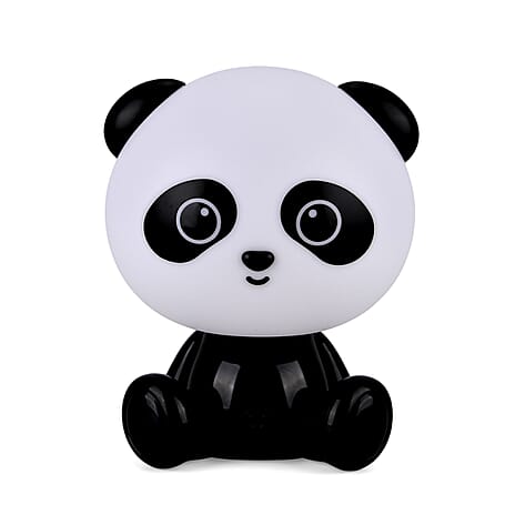 BLISS - BEYOND Panda Light with Bluetooth Speaker (26cm) - RGB LED Mood Lamp with 8 Gears - Black - White