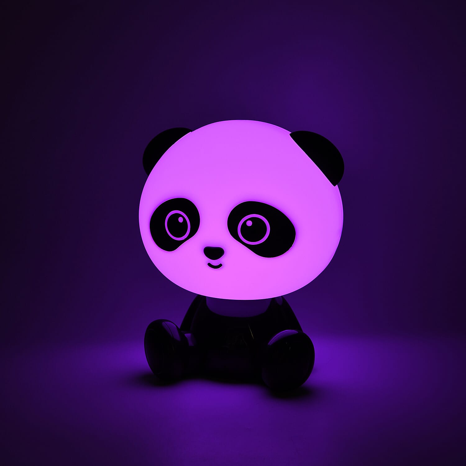 BLISS - BEYOND Panda Light with Bluetooth Speaker (26cm) - RGB LED Mood Lamp with 8 Gears - Black - White