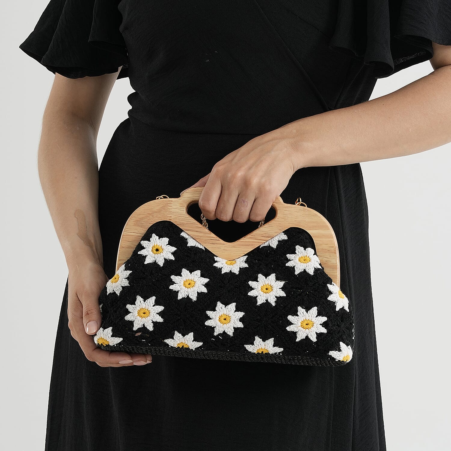 Crossbody Bag (Size - One Size) - Black White
