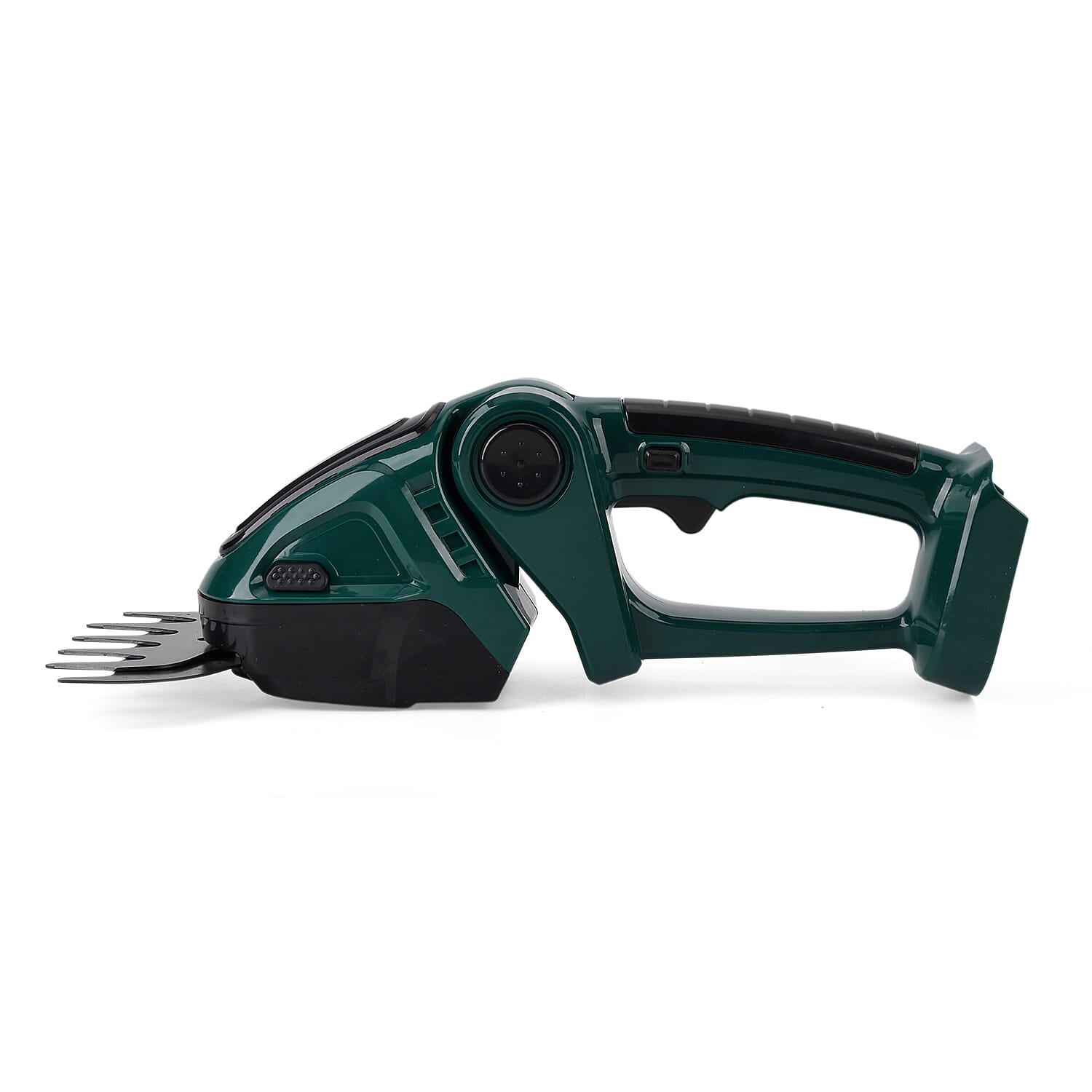 Cordless High-Power Grass Shear - Electric Shrub Trimmer with Battery - Dark Green