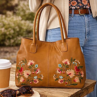https://tjcuk.sirv.com/Products/84/1/8414582/La-Marey-Leather-Embroidery-Tote-Bag-Size-45x27x10-cm-Tan_8414582_1.jpg?w=342&h=342