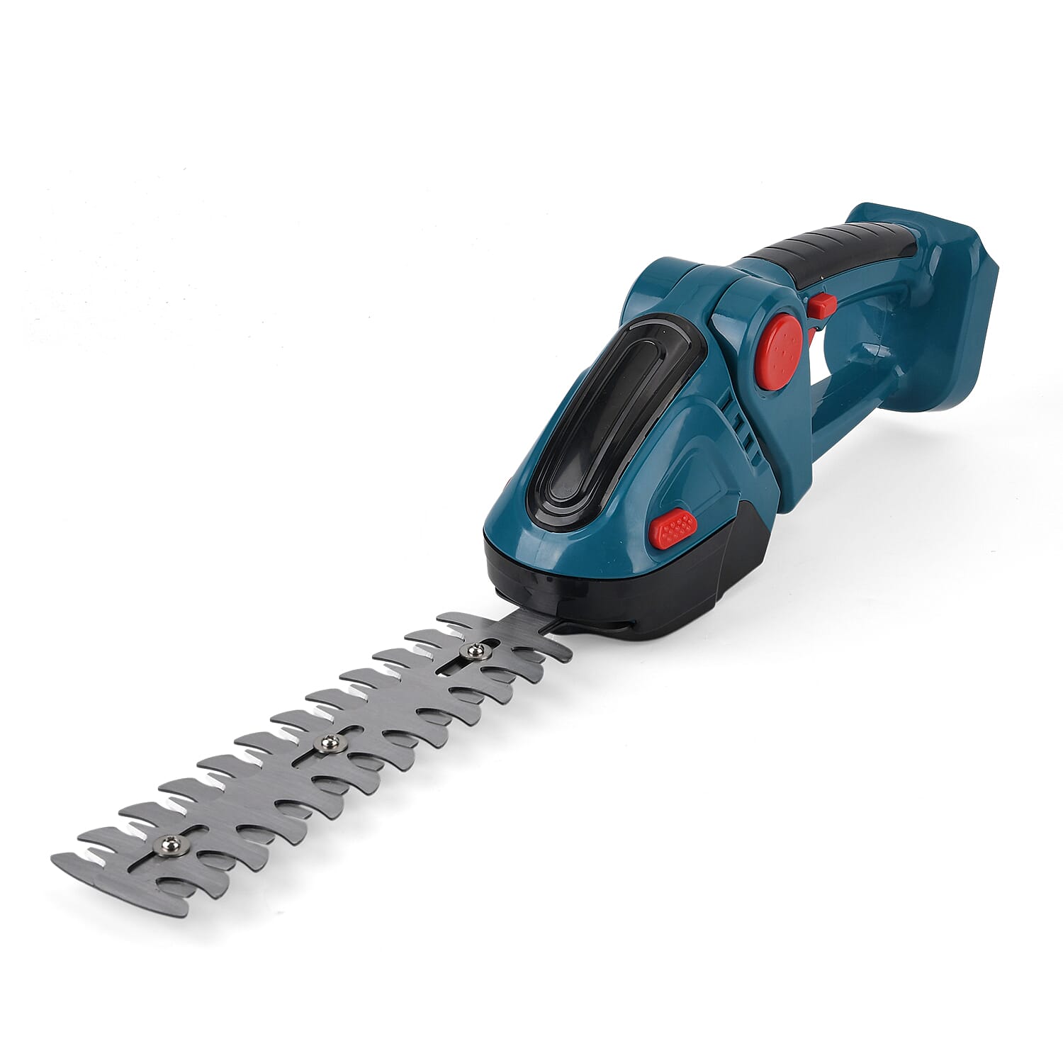 Cordless High-Power Grass Shear - 390W Electric Shrub Trimmer with 6000mAh Battery, 30-Minute Run Time - Dark Teal