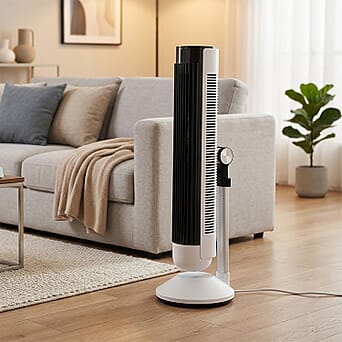 https://tjcuk.sirv.com/Products/84/1/8414619/LIVMORE-Bladeless-Tower-Fan-with-Turbine-Air-Duct-50W-6-Speed-Oscillat_8414619_1.jpg?w=342&h=342