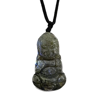 https://tjcuk.sirv.com/Products/84/1/8414627/Labradorite-Carved-Buddha-Necklace-with-Adjustable-Cotton-Thread-Size-_8414627.jpg?w=342&h=342