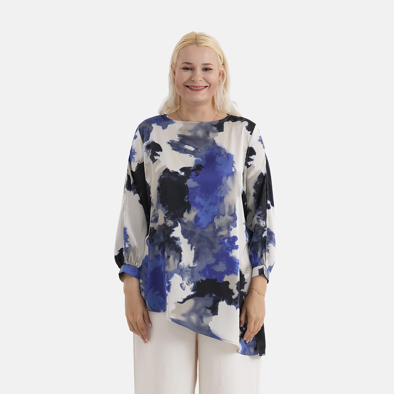 La Marey Printed Blouse