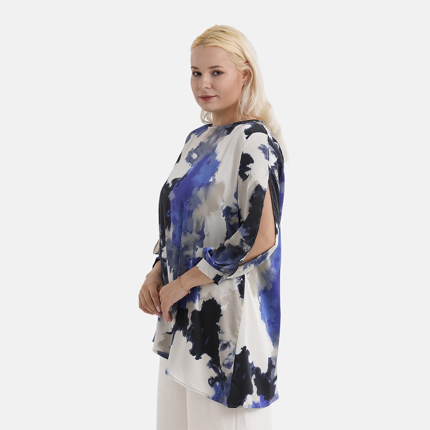 La Marey Printed Blouse
