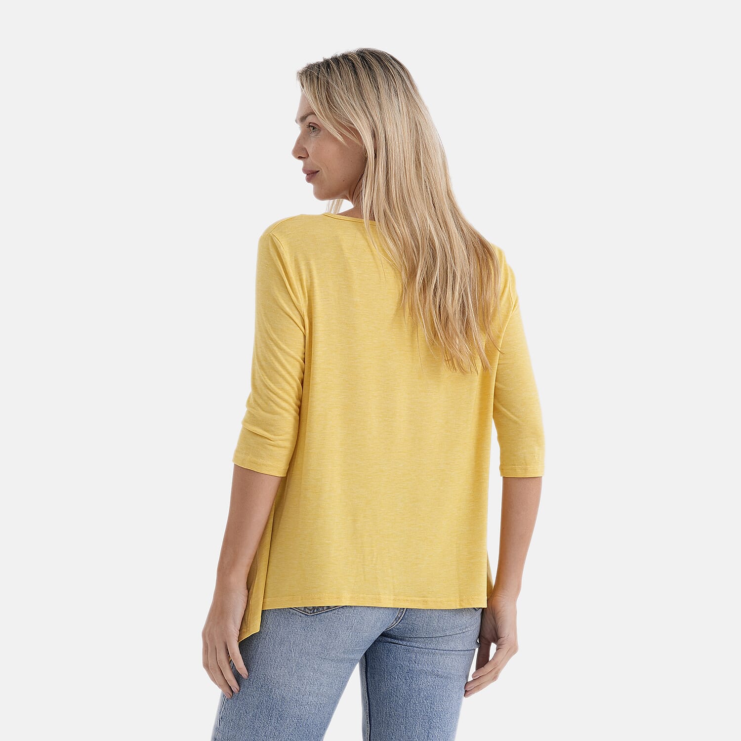 La Marey Soft Touch Asymmetric Top (Size 8 to 10) - Yellow
