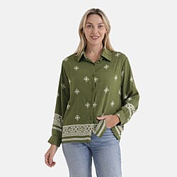 La Marey Placement Print Long-Sleeve Shirt 