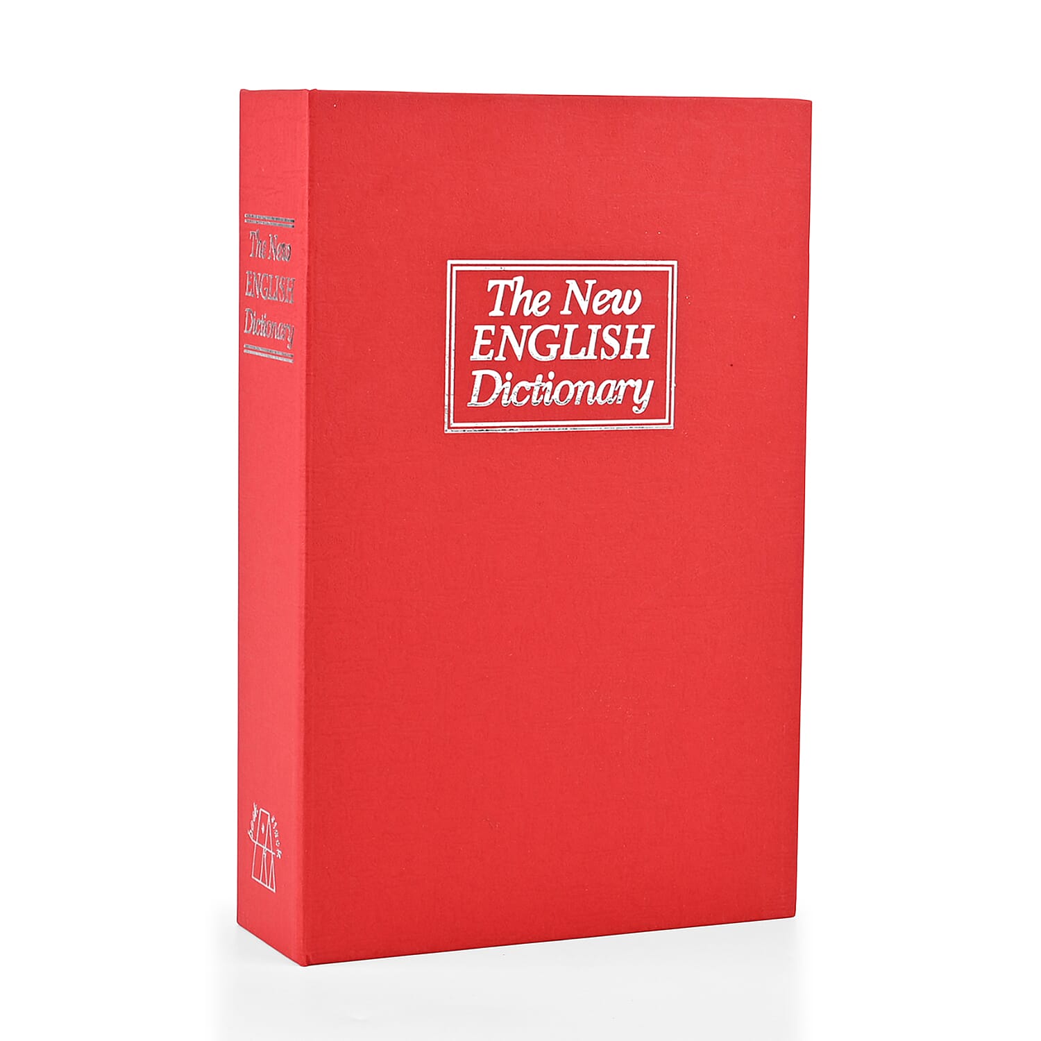 Hidden Dictionary Book Safe - Steel Security Box (235x155x55mm) - Red - White
