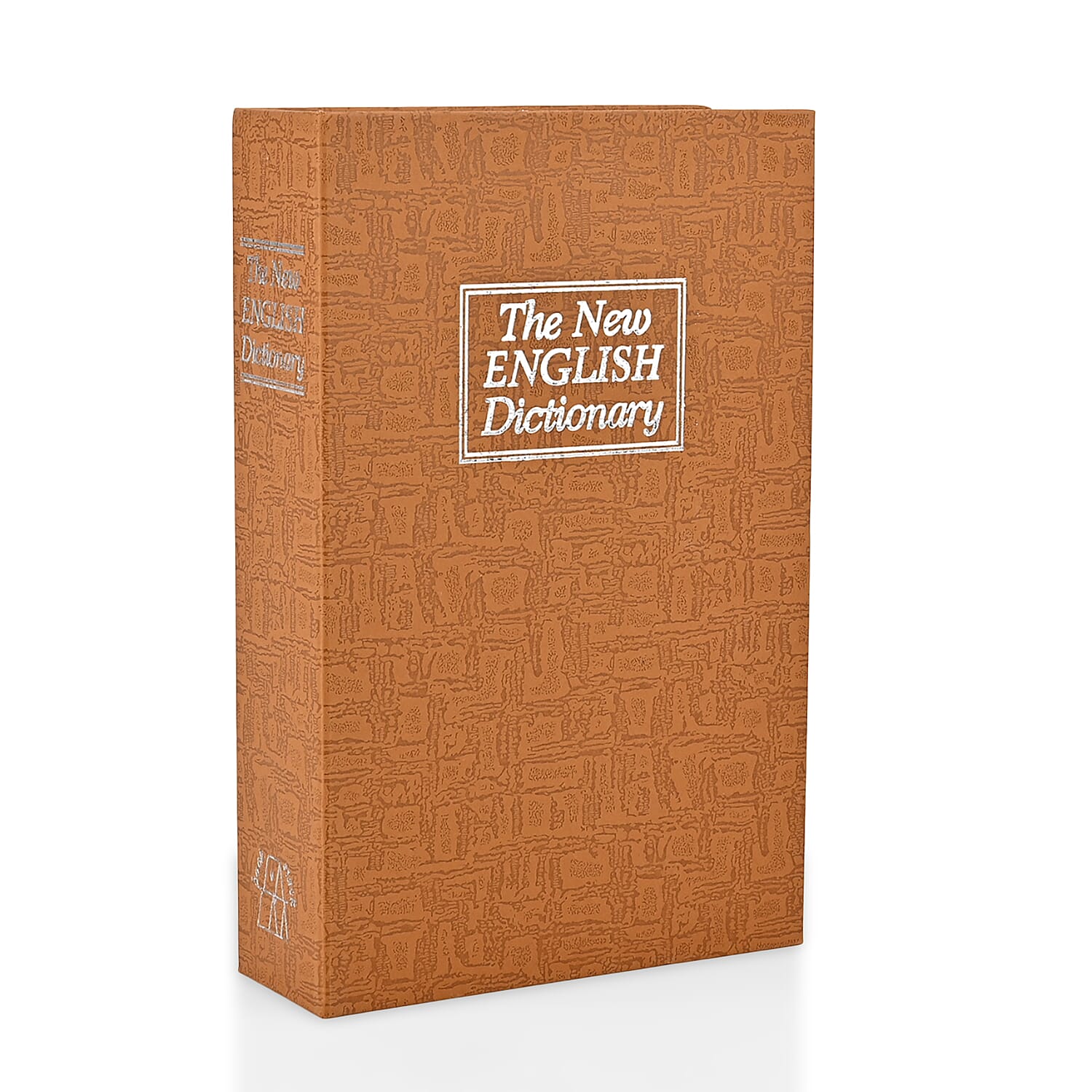 Hidden Dictionary Book Safe - Steel Security Box (235x155x55mm) - Gold - White