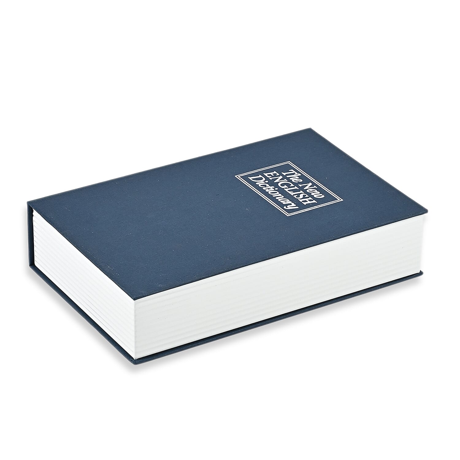 Hidden Dictionary Book Safe - Steel Security Box (235x155x55mm) - Blue - White