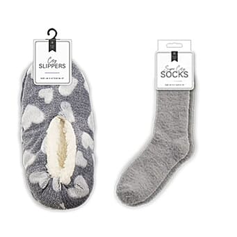 https://tjcuk.sirv.com/Products/84/1/8415248/Ladies-Cosy-Slippers-with-Socks-UK-Size-3-4-Grey_8415248.jpg?w=342&h=342