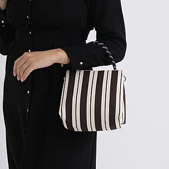 https://tjcuk.sirv.com/Products/84/1/8415365/Striped-Pattern-Handbag-with-Shoulder-Strap-130cm-Coffee-White_8415365_3.jpg?w=342&h=342