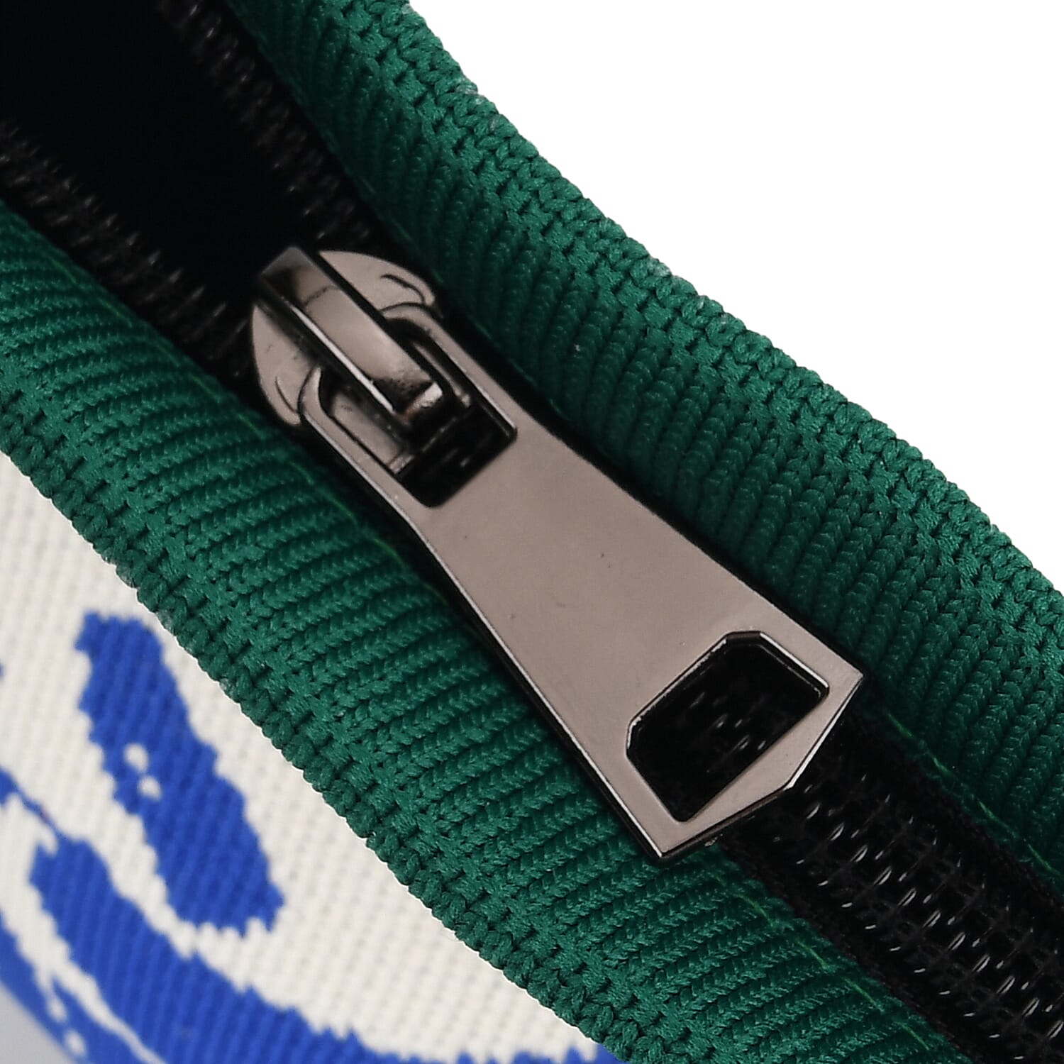 Panda Print Shoulder Bag - Green & Blue