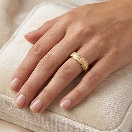 Designer Inspired- 9K Yellow Gold Band Ring