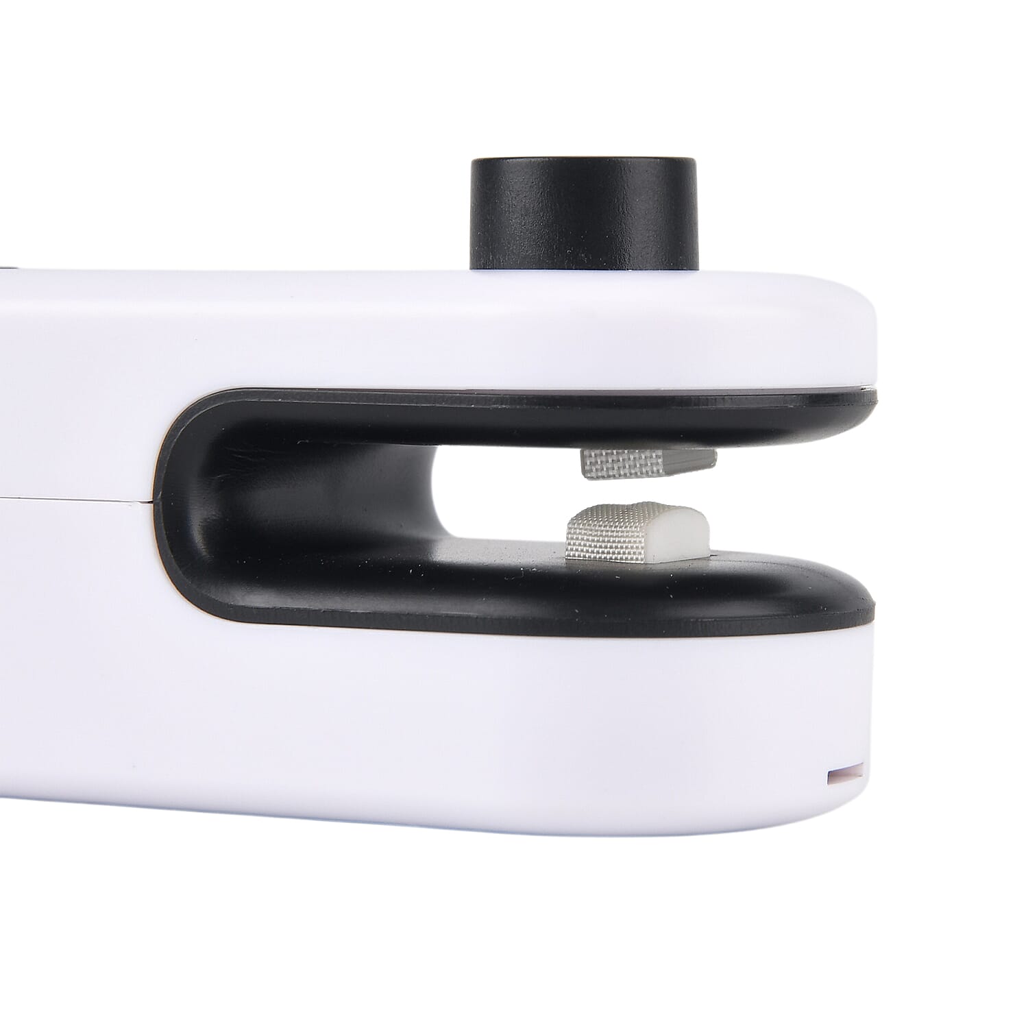 Multifunctional Rechargeable Mini Bag Sealer - 5-in-1 Handheld Heat Sealer with Bottle Opener & Blade - White & Black