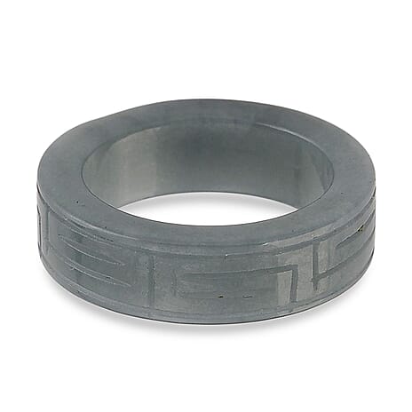 Natural Jade Band Ring 15.00 Ct.