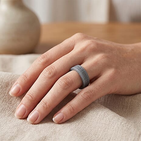 Natural Jade Band Ring 15.00 Ct.